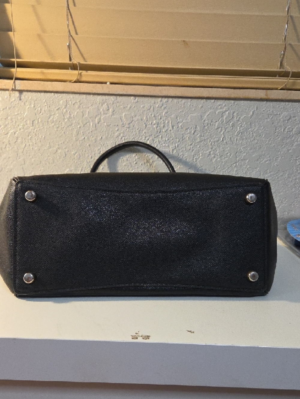 Coach Black Leather Top-Handle Satchel Gold Hardware Almost New Authentic - Picture 8 of 8